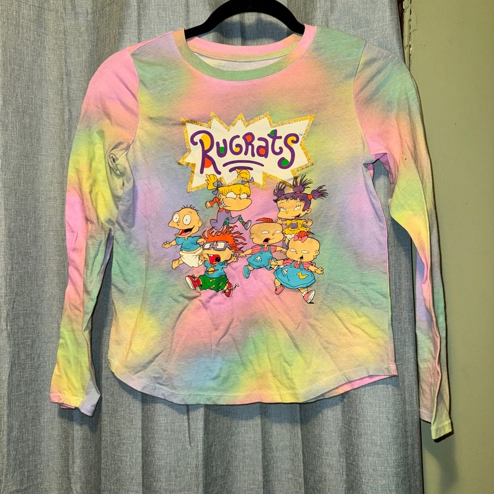 Kids Tie-Dye Long Sleeve Shirt Rugrats